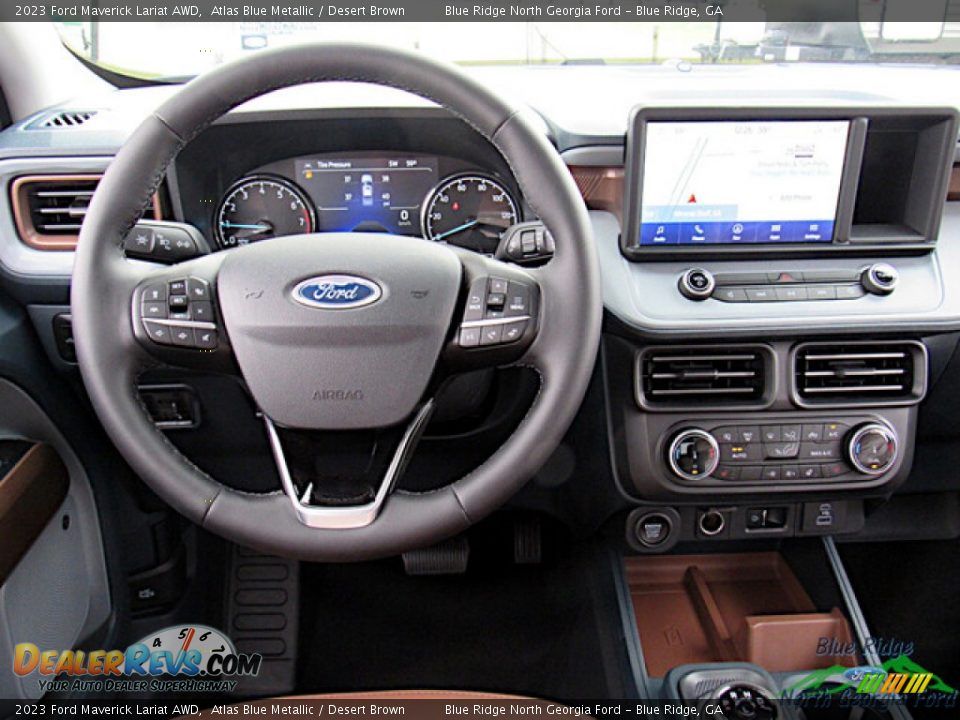 Dashboard of 2023 Ford Maverick Lariat AWD Photo #15