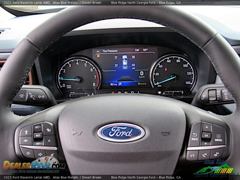 2023 Ford Maverick Lariat AWD Steering Wheel Photo #18