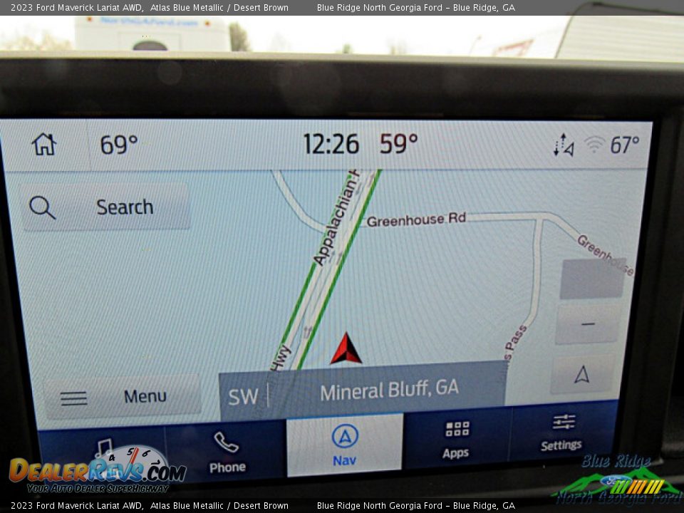 Navigation of 2023 Ford Maverick Lariat AWD Photo #21