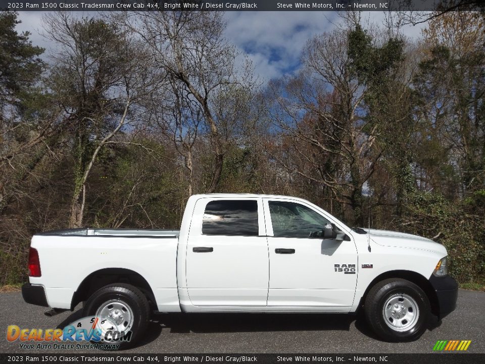 Bright White 2023 Ram 1500 Classic Tradesman Crew Cab 4x4 Photo #5