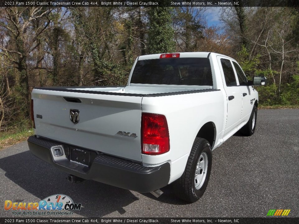 2023 Ram 1500 Classic Tradesman Crew Cab 4x4 Bright White / Diesel Gray/Black Photo #6