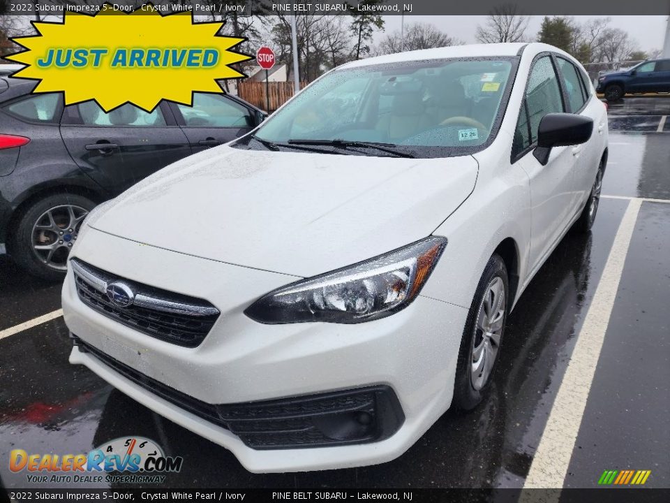 2022 Subaru Impreza 5-Door Crystal White Pearl / Ivory Photo #1