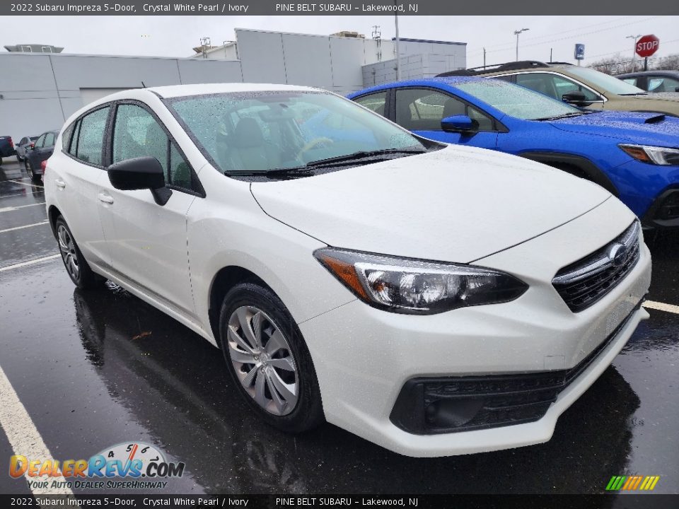 2022 Subaru Impreza 5-Door Crystal White Pearl / Ivory Photo #2