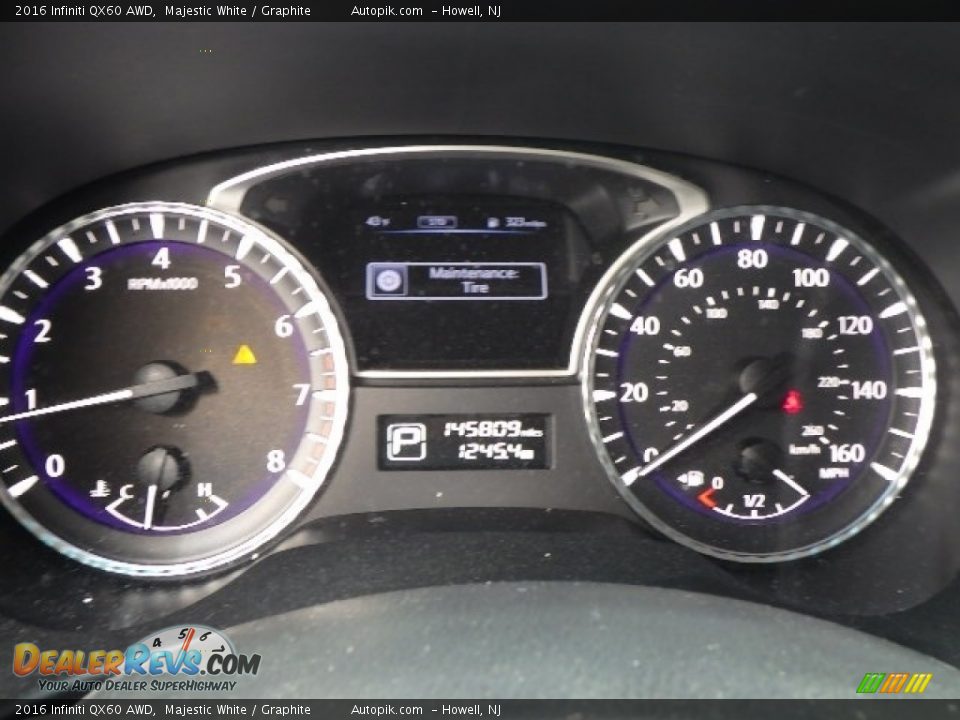 2016 Infiniti QX60 AWD Gauges Photo #12