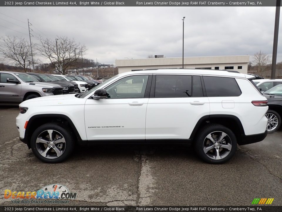 2023 Jeep Grand Cherokee L Limited 4x4 Bright White / Global Black Photo #2