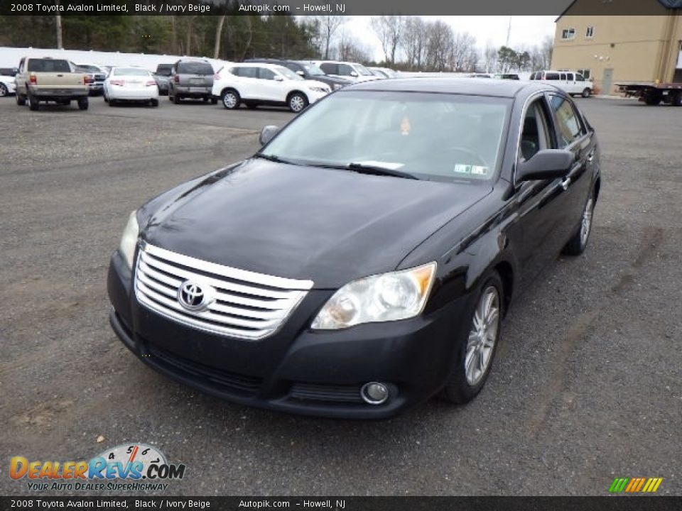 2008 Toyota Avalon Limited Black / Ivory Beige Photo #1