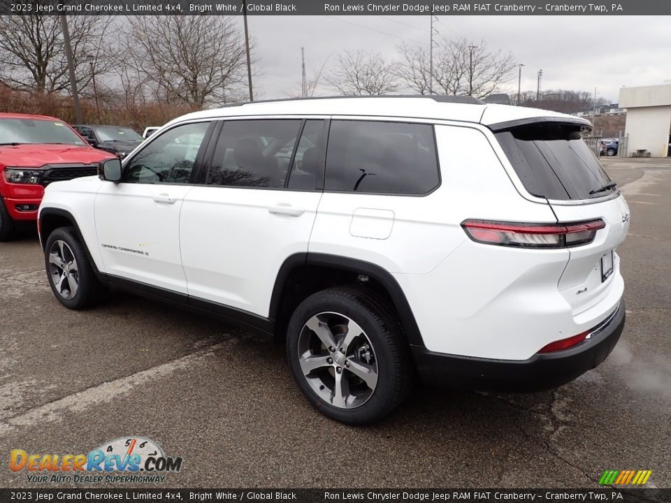 2023 Jeep Grand Cherokee L Limited 4x4 Bright White / Global Black Photo #3
