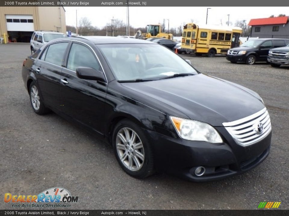 2008 Toyota Avalon Limited Black / Ivory Beige Photo #3