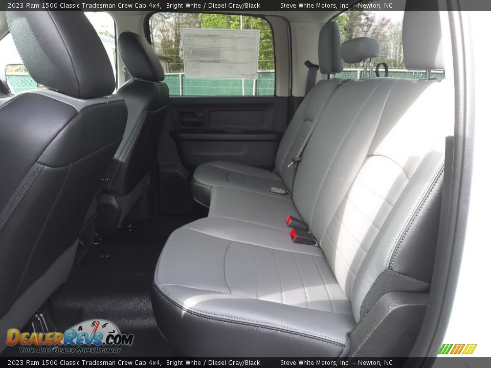 Rear Seat of 2023 Ram 1500 Classic Tradesman Crew Cab 4x4 Photo #13