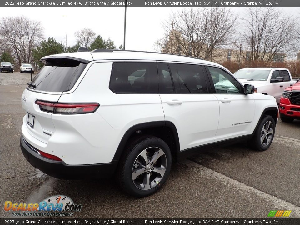 2023 Jeep Grand Cherokee L Limited 4x4 Bright White / Global Black Photo #5