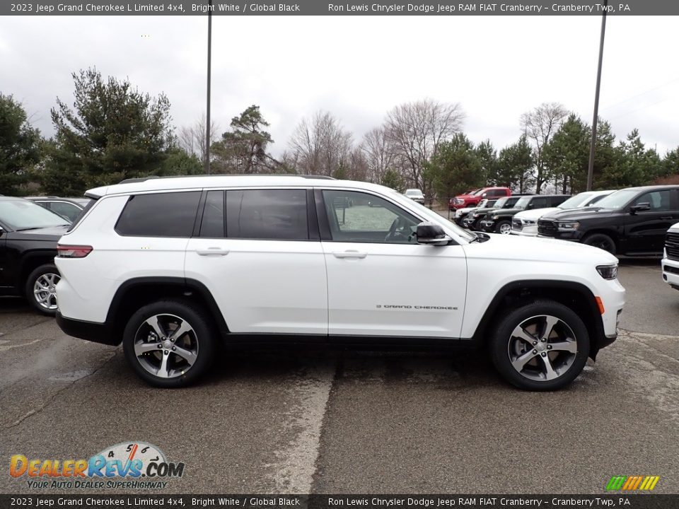 2023 Jeep Grand Cherokee L Limited 4x4 Bright White / Global Black Photo #6
