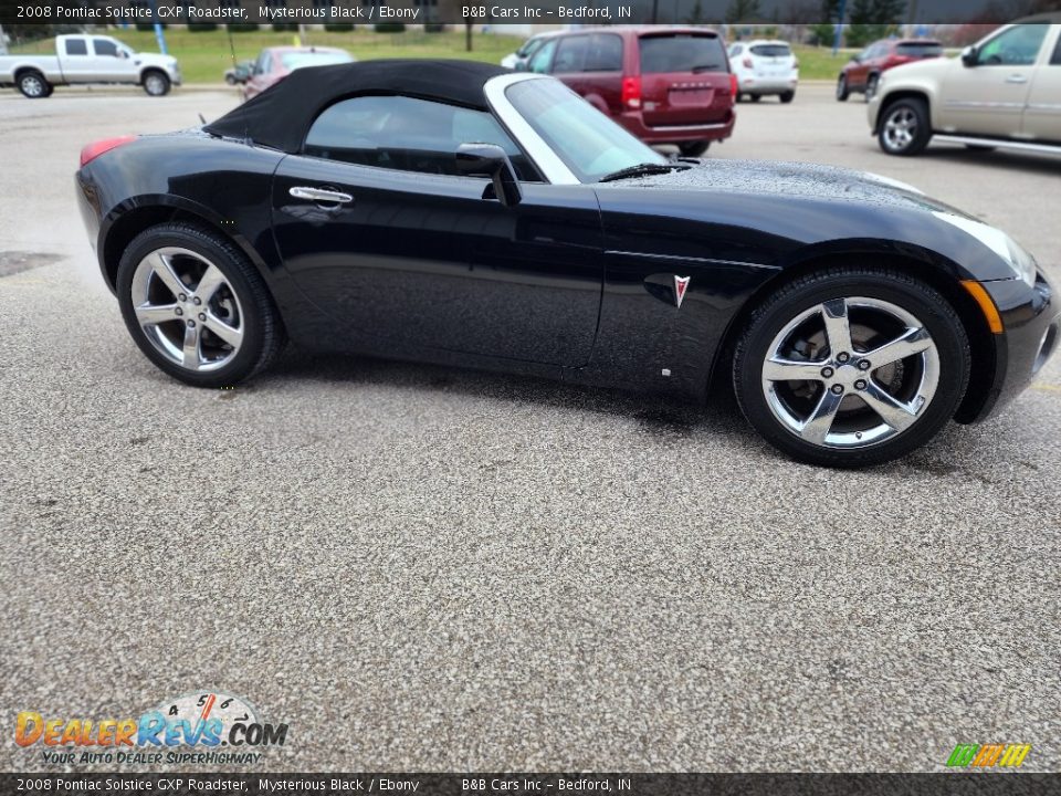 2008 Pontiac Solstice GXP Roadster Mysterious Black / Ebony Photo #15