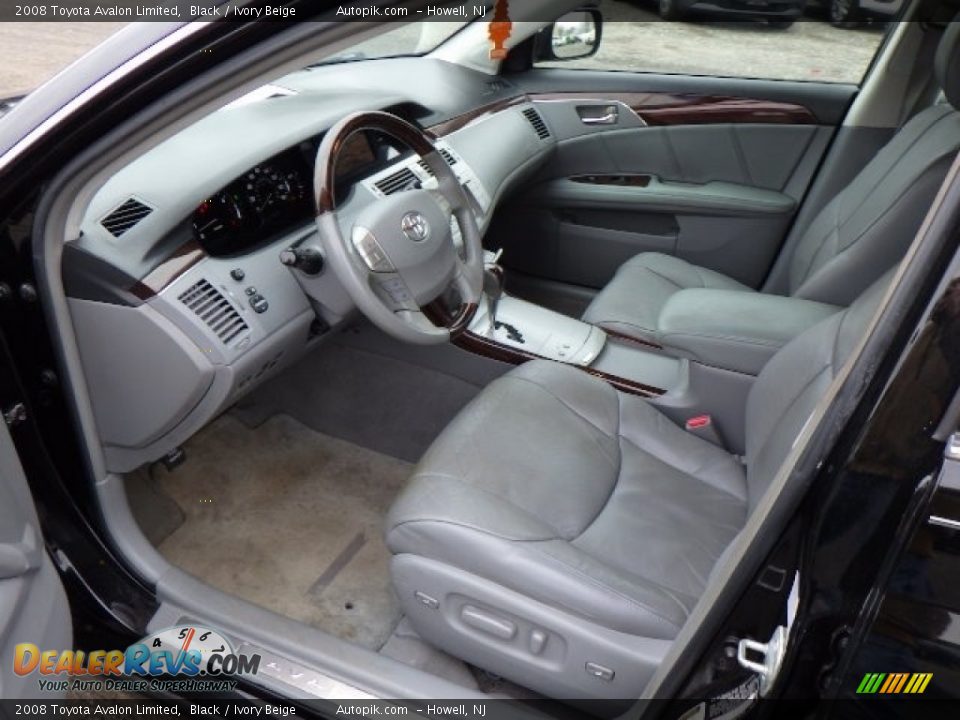 2008 Toyota Avalon Limited Black / Ivory Beige Photo #7