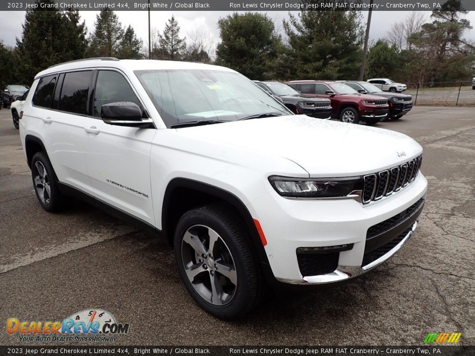 2023 Jeep Grand Cherokee L Limited 4x4 Bright White / Global Black Photo #7