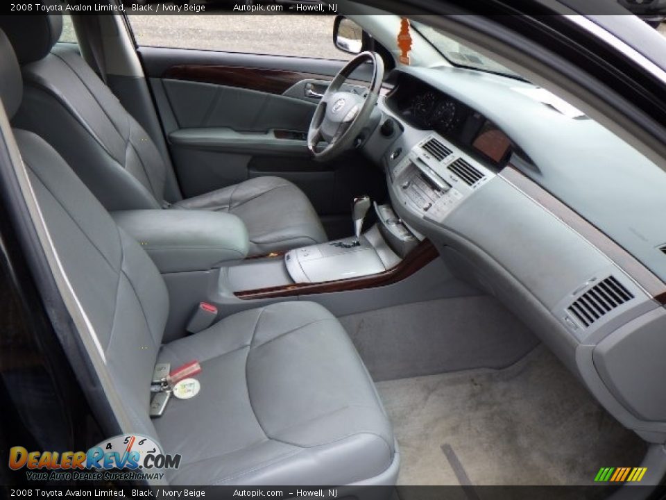 2008 Toyota Avalon Limited Black / Ivory Beige Photo #8