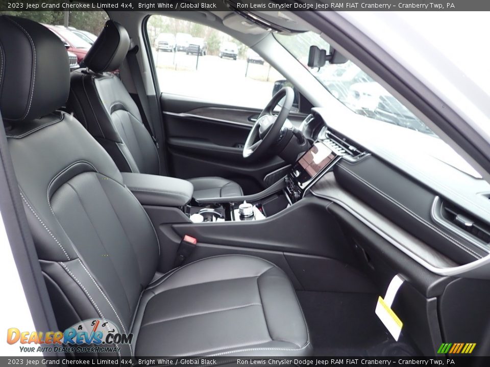 2023 Jeep Grand Cherokee L Limited 4x4 Bright White / Global Black Photo #10