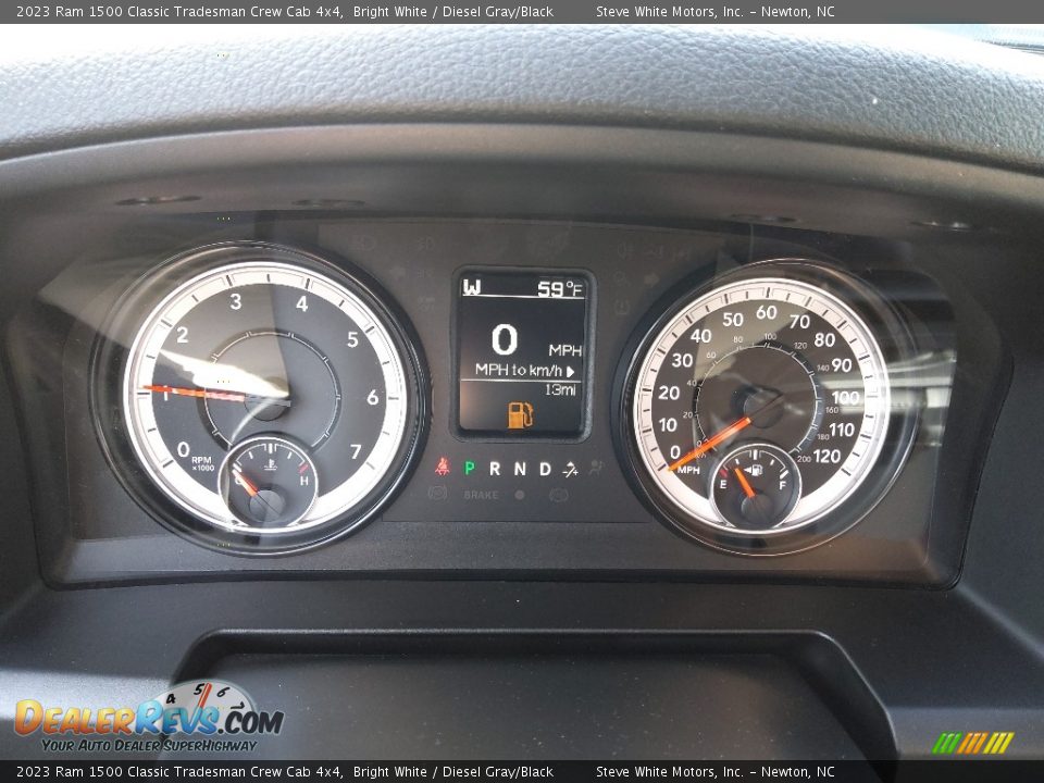 2023 Ram 1500 Classic Tradesman Crew Cab 4x4 Gauges Photo #20