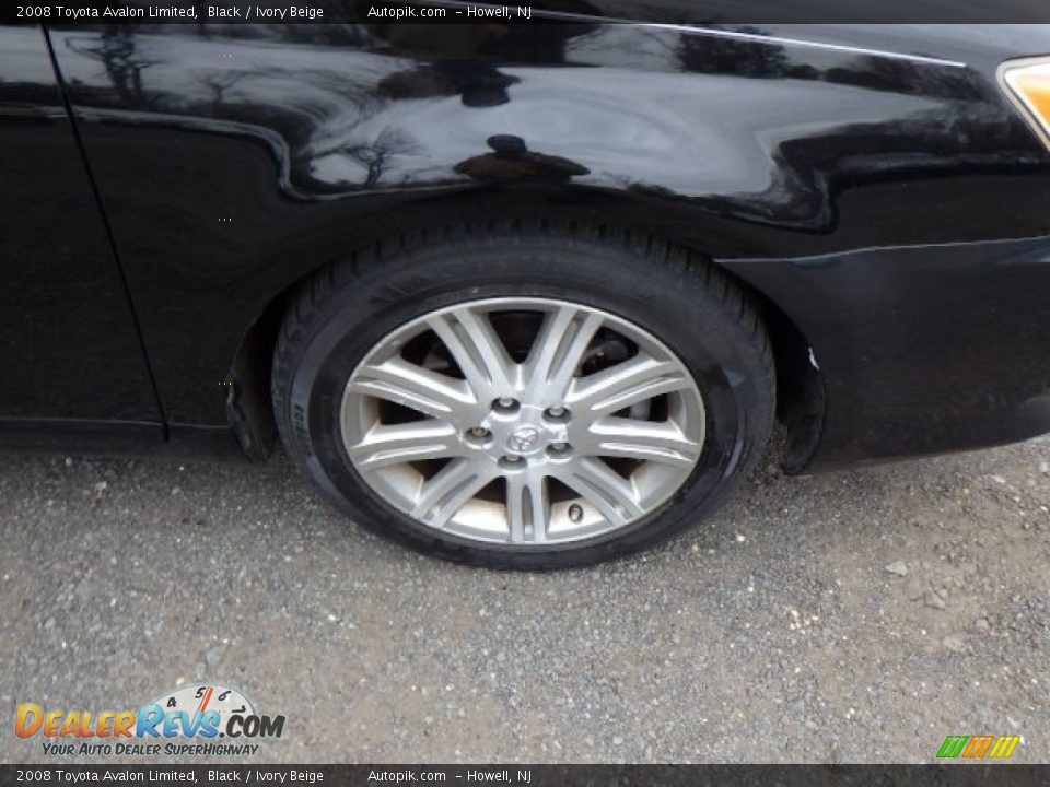 2008 Toyota Avalon Limited Black / Ivory Beige Photo #13