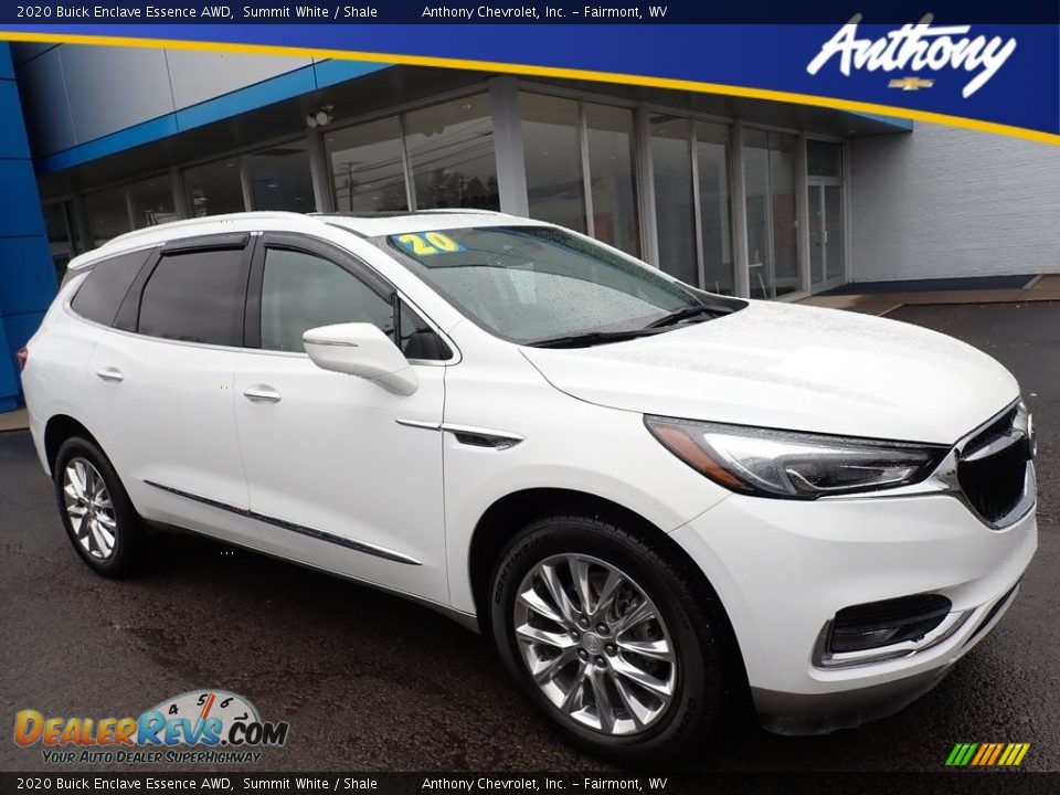 2020 Buick Enclave Essence AWD Summit White / Shale Photo #1