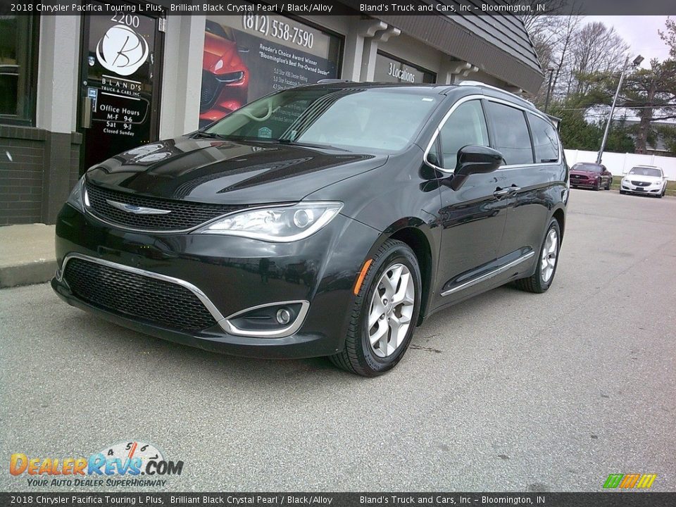 2018 Chrysler Pacifica Touring L Plus Brilliant Black Crystal Pearl / Black/Alloy Photo #2