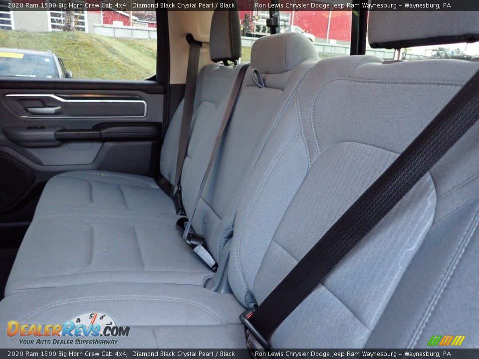Rear Seat of 2020 Ram 1500 Big Horn Crew Cab 4x4 Photo #12