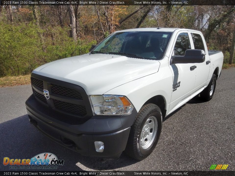 Bright White 2023 Ram 1500 Classic Tradesman Crew Cab 4x4 Photo #2