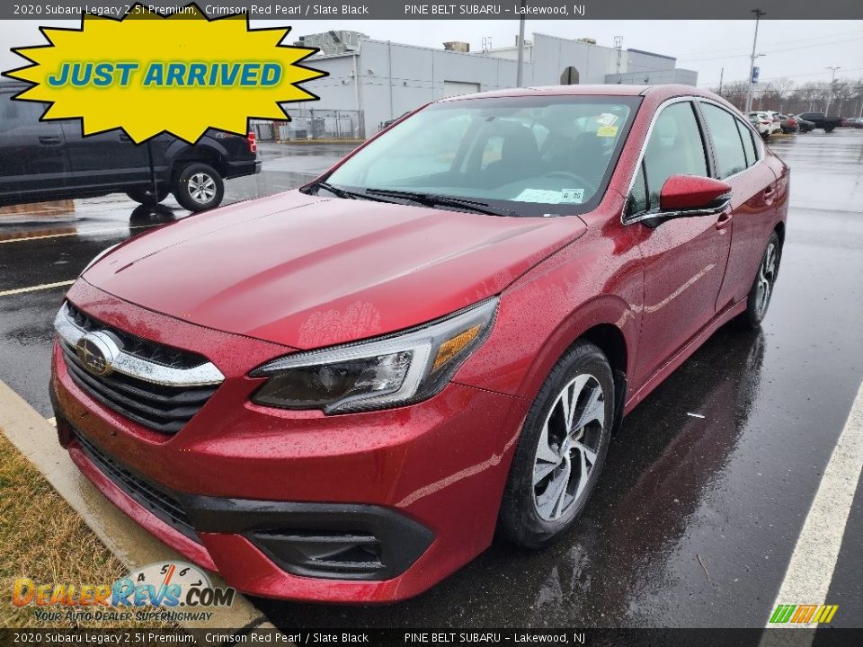 2020 Subaru Legacy 2.5i Premium Crimson Red Pearl / Slate Black Photo #1