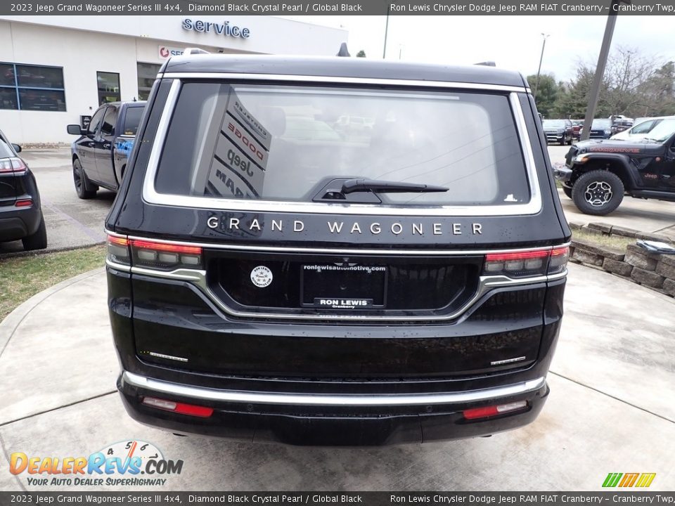 2023 Jeep Grand Wagoneer Series III 4x4 Diamond Black Crystal Pearl / Global Black Photo #4