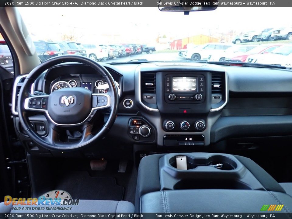 Dashboard of 2020 Ram 1500 Big Horn Crew Cab 4x4 Photo #13