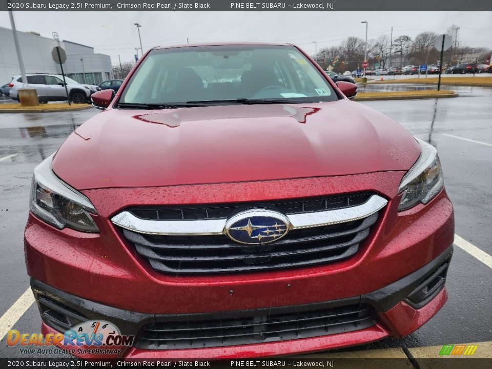 2020 Subaru Legacy 2.5i Premium Crimson Red Pearl / Slate Black Photo #2