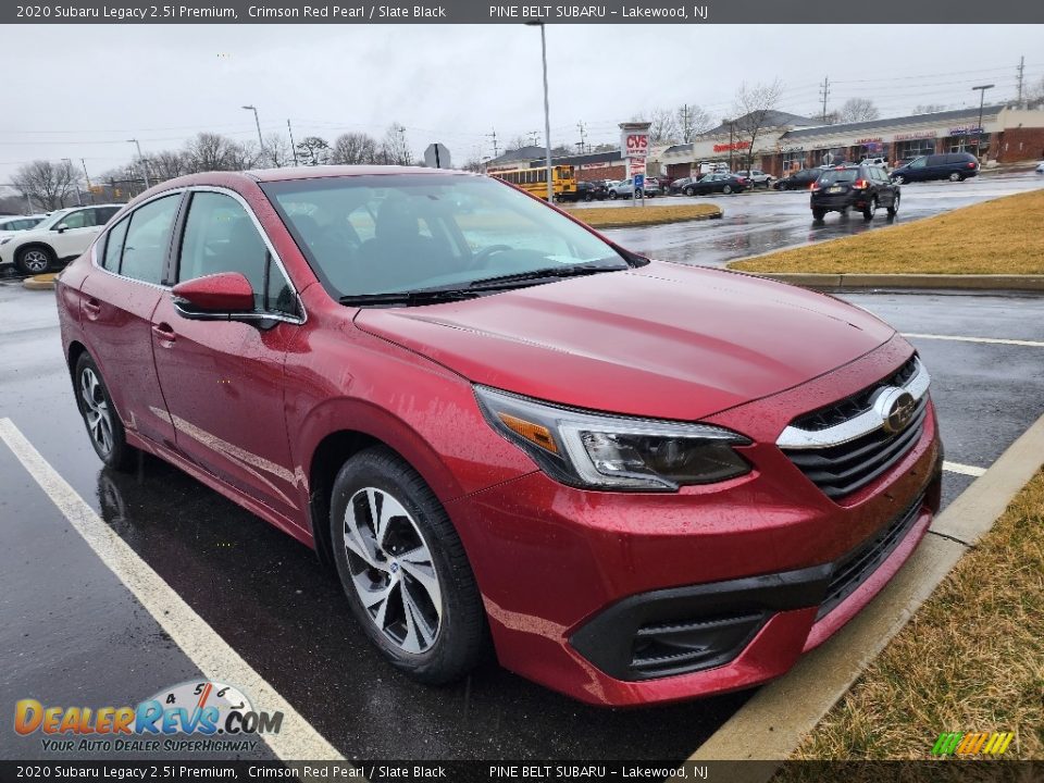 2020 Subaru Legacy 2.5i Premium Crimson Red Pearl / Slate Black Photo #3