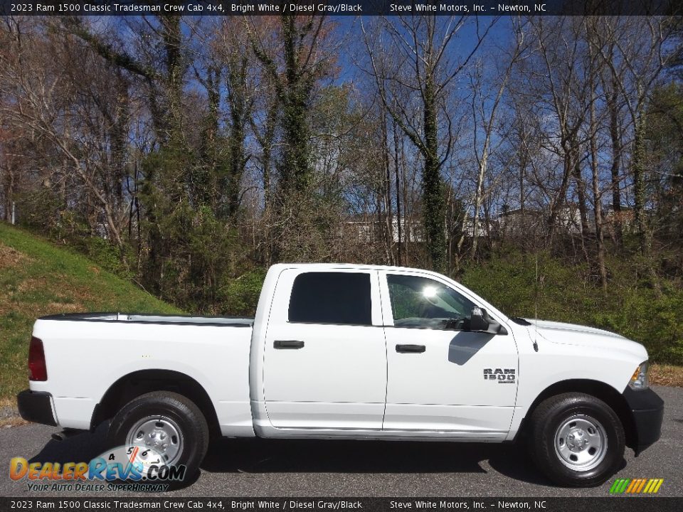 Bright White 2023 Ram 1500 Classic Tradesman Crew Cab 4x4 Photo #5