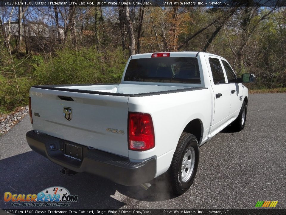 2023 Ram 1500 Classic Tradesman Crew Cab 4x4 Bright White / Diesel Gray/Black Photo #6