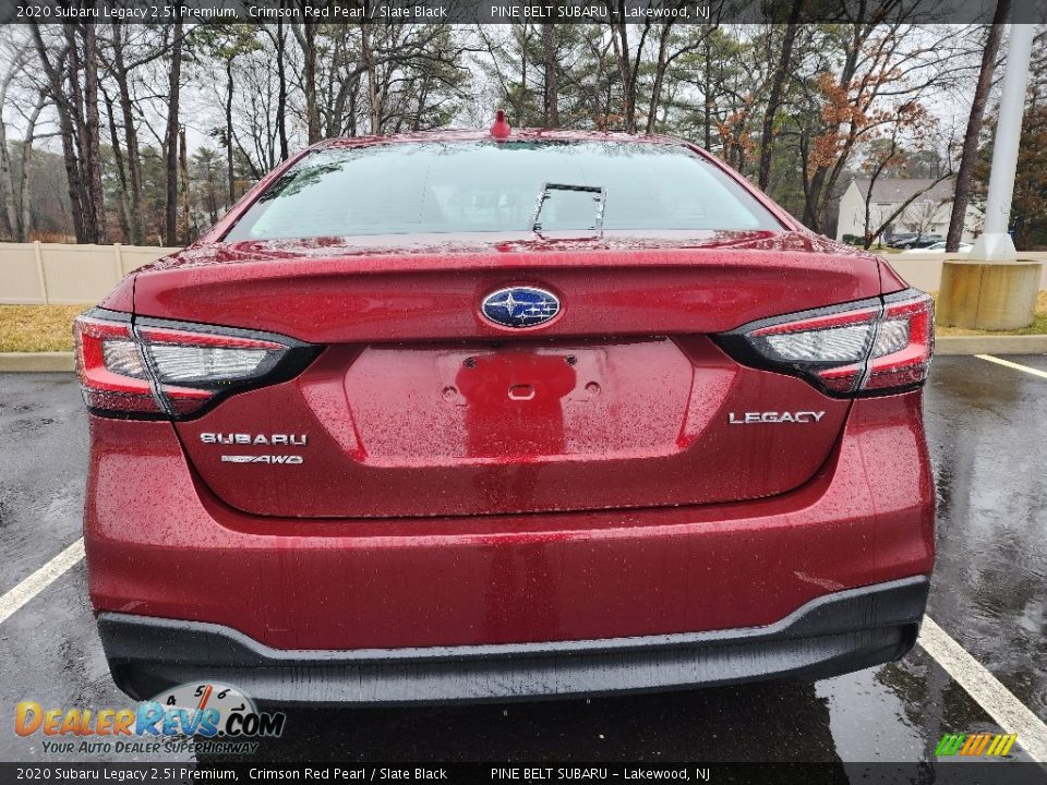 2020 Subaru Legacy 2.5i Premium Crimson Red Pearl / Slate Black Photo #6