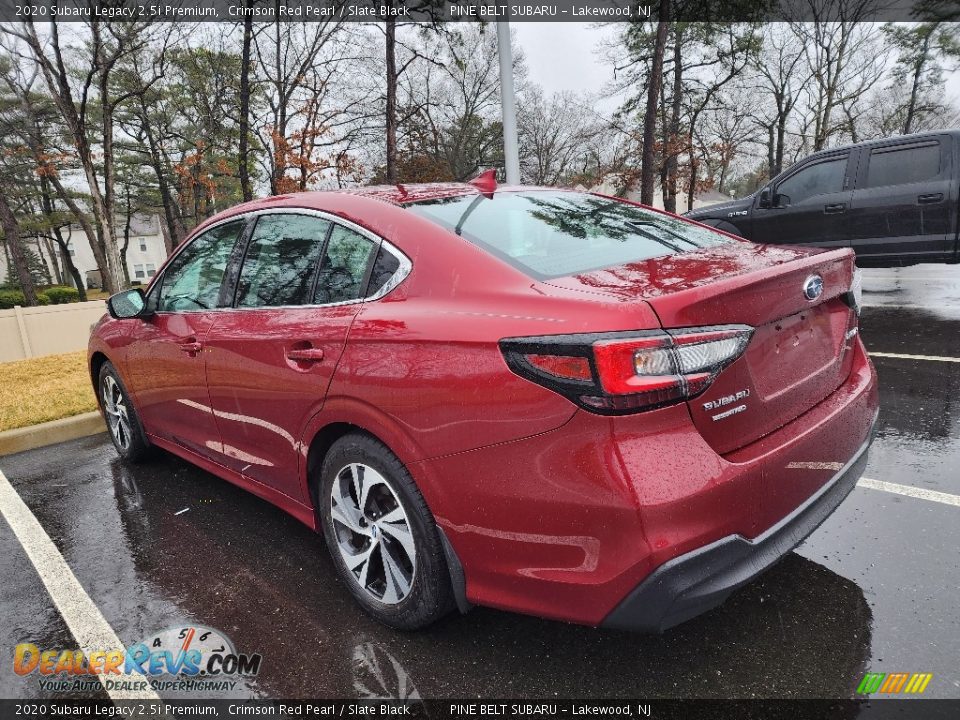 2020 Subaru Legacy 2.5i Premium Crimson Red Pearl / Slate Black Photo #7