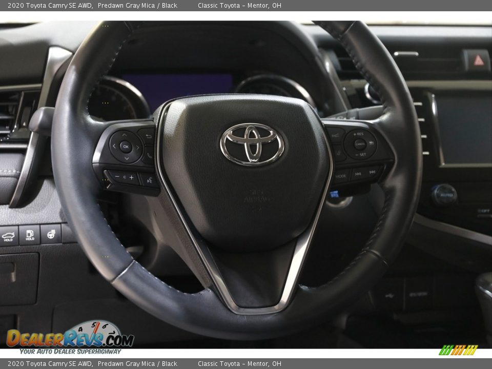 2020 Toyota Camry SE AWD Predawn Gray Mica / Black Photo #7