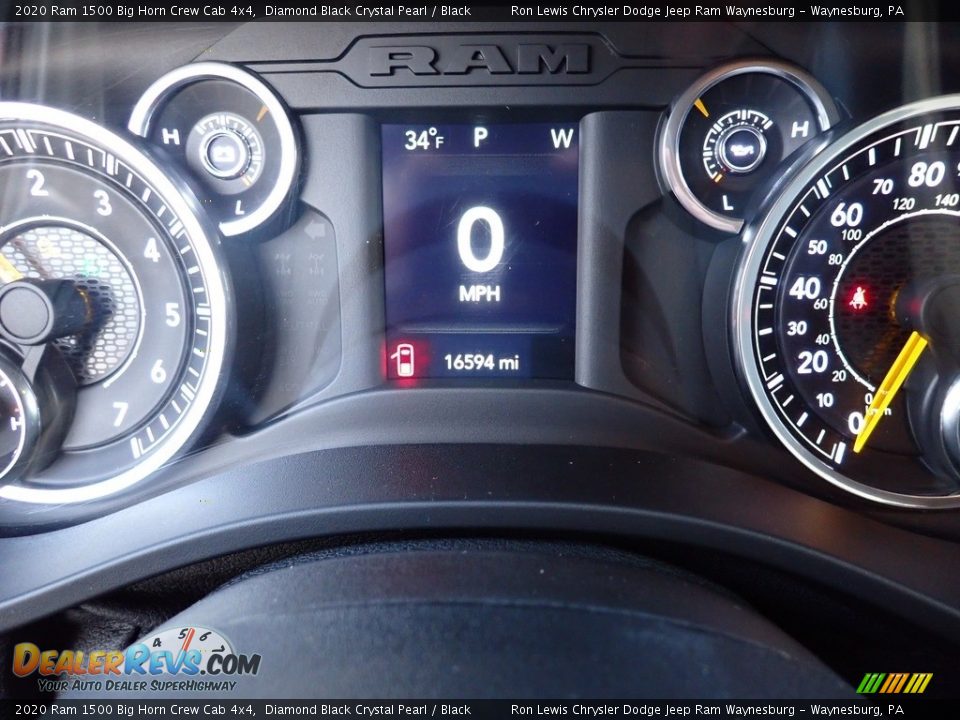2020 Ram 1500 Big Horn Crew Cab 4x4 Gauges Photo #20