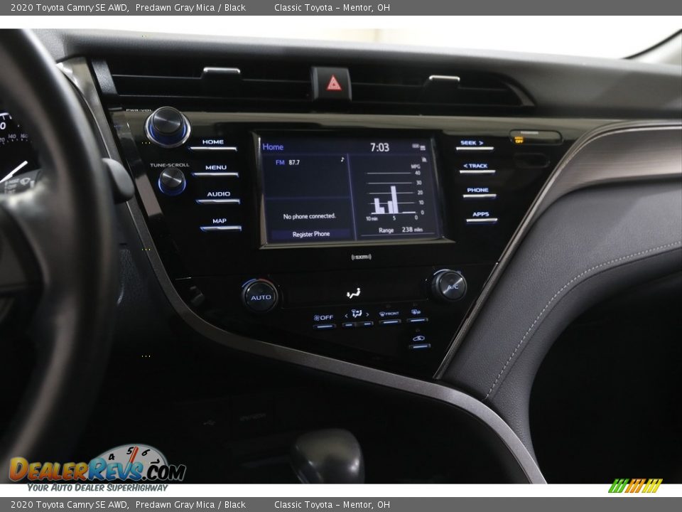 2020 Toyota Camry SE AWD Predawn Gray Mica / Black Photo #9