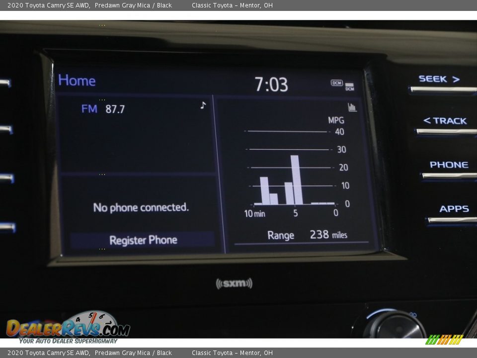 2020 Toyota Camry SE AWD Predawn Gray Mica / Black Photo #10