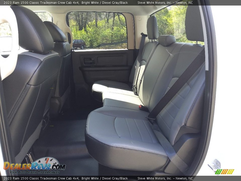 Rear Seat of 2023 Ram 1500 Classic Tradesman Crew Cab 4x4 Photo #13