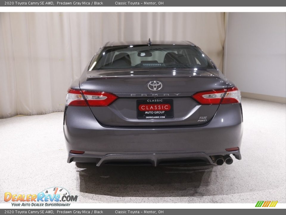 2020 Toyota Camry SE AWD Predawn Gray Mica / Black Photo #17