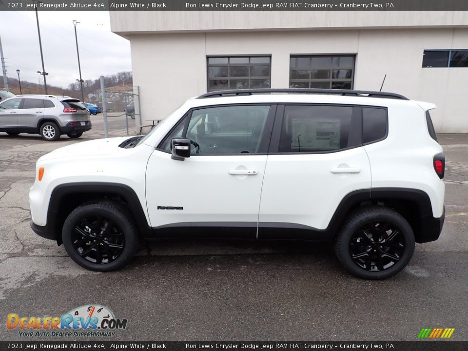 2023 Jeep Renegade Altitude 4x4 Alpine White / Black Photo #2