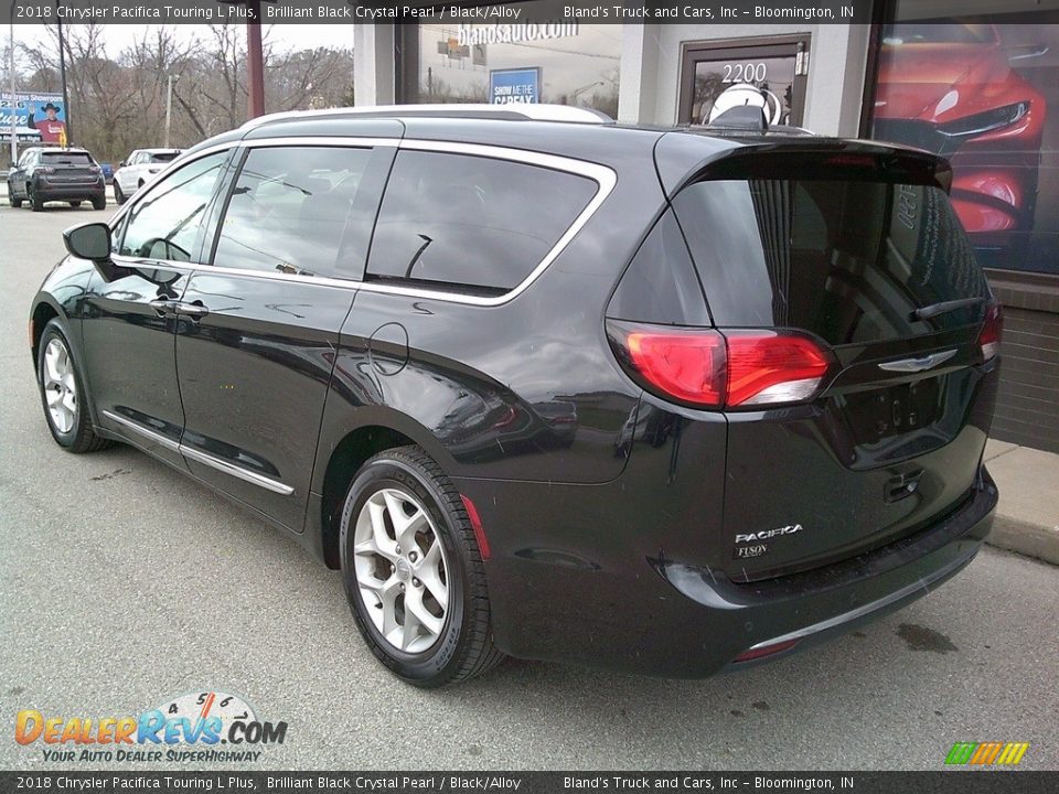 2018 Chrysler Pacifica Touring L Plus Brilliant Black Crystal Pearl / Black/Alloy Photo #23