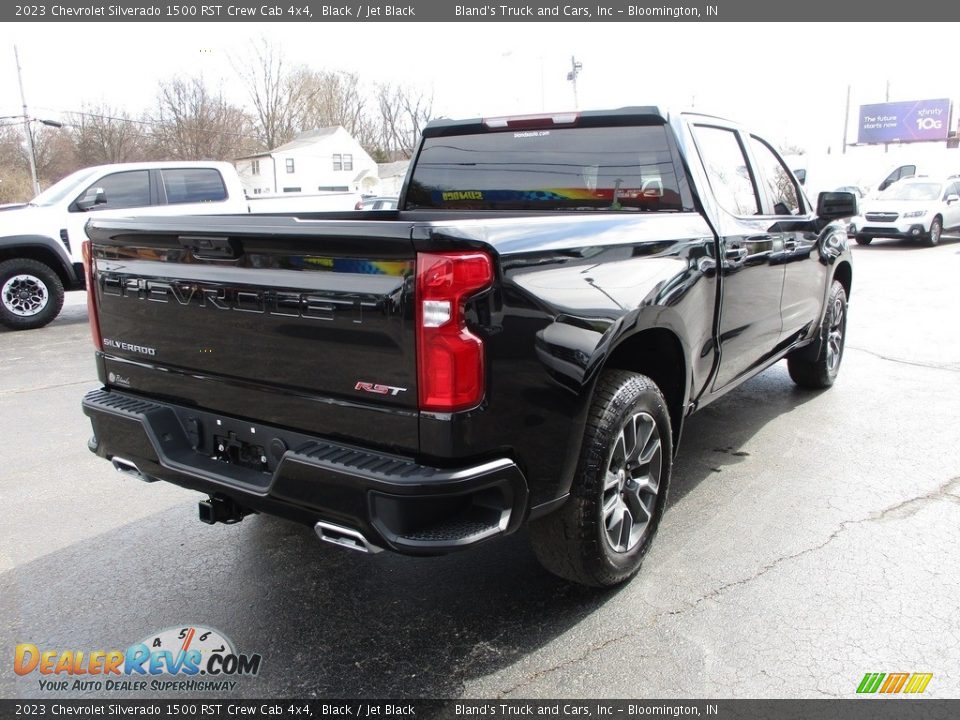 2023 Chevrolet Silverado 1500 RST Crew Cab 4x4 Black / Jet Black Photo #4