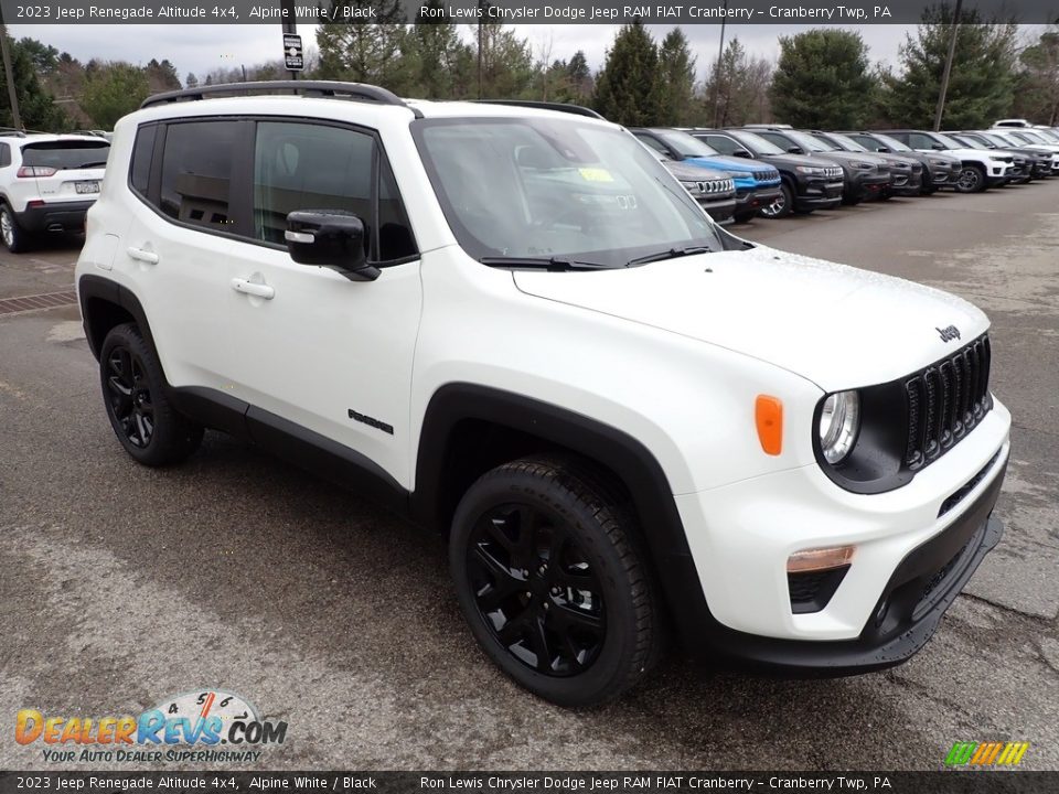 2023 Jeep Renegade Altitude 4x4 Alpine White / Black Photo #7