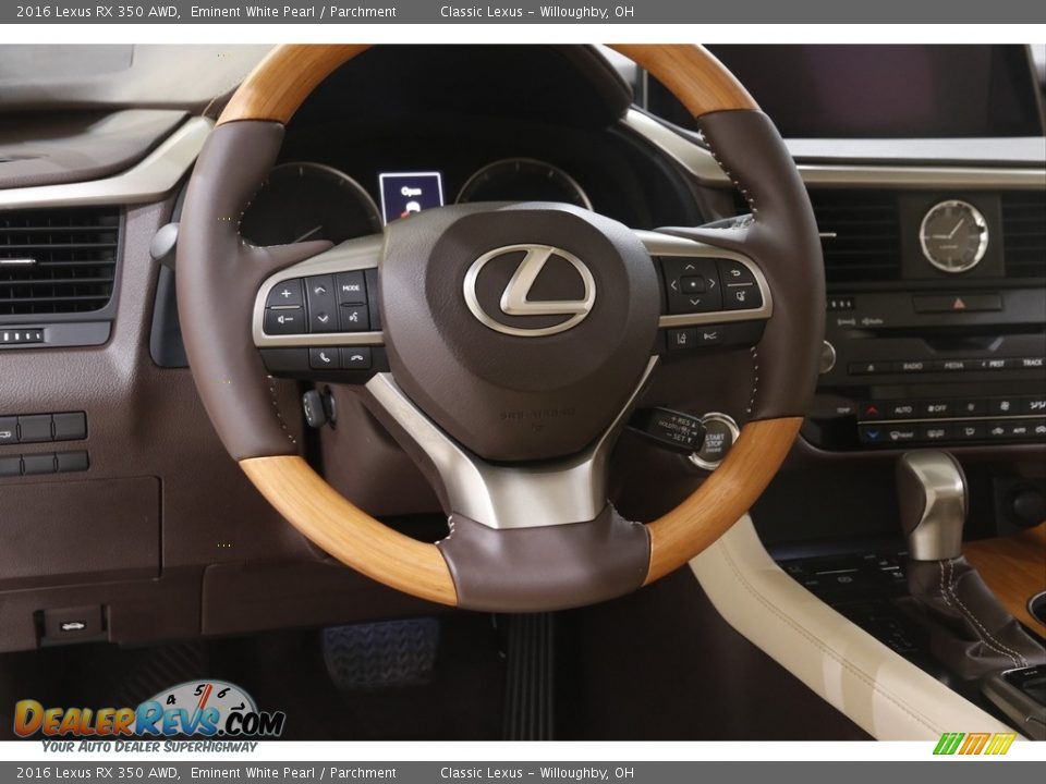 2016 Lexus RX 350 AWD Steering Wheel Photo #7