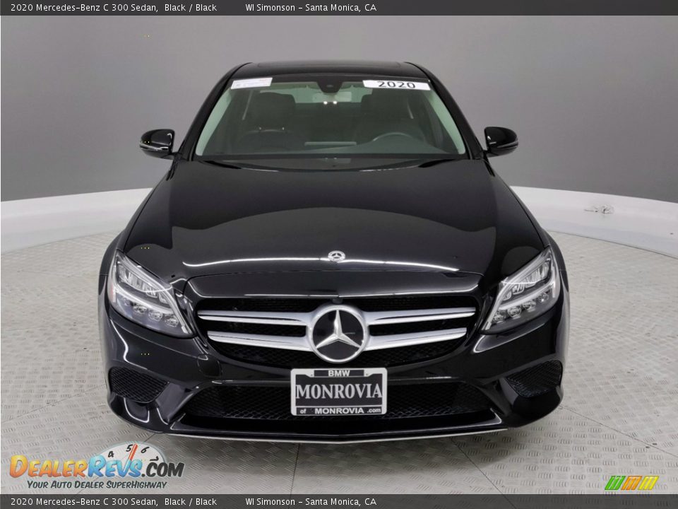 2020 Mercedes-Benz C 300 Sedan Black / Black Photo #2