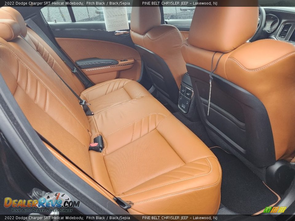 Rear Seat of 2022 Dodge Charger SRT Hellcat Widebody Photo #6