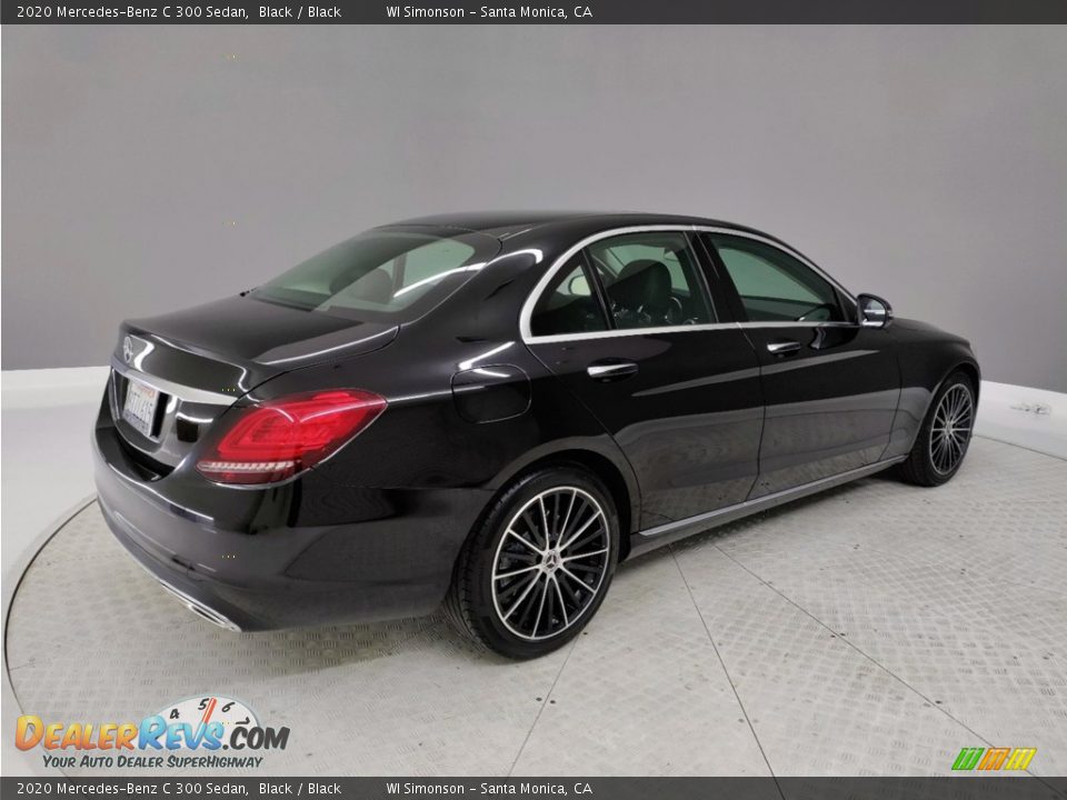 2020 Mercedes-Benz C 300 Sedan Black / Black Photo #6