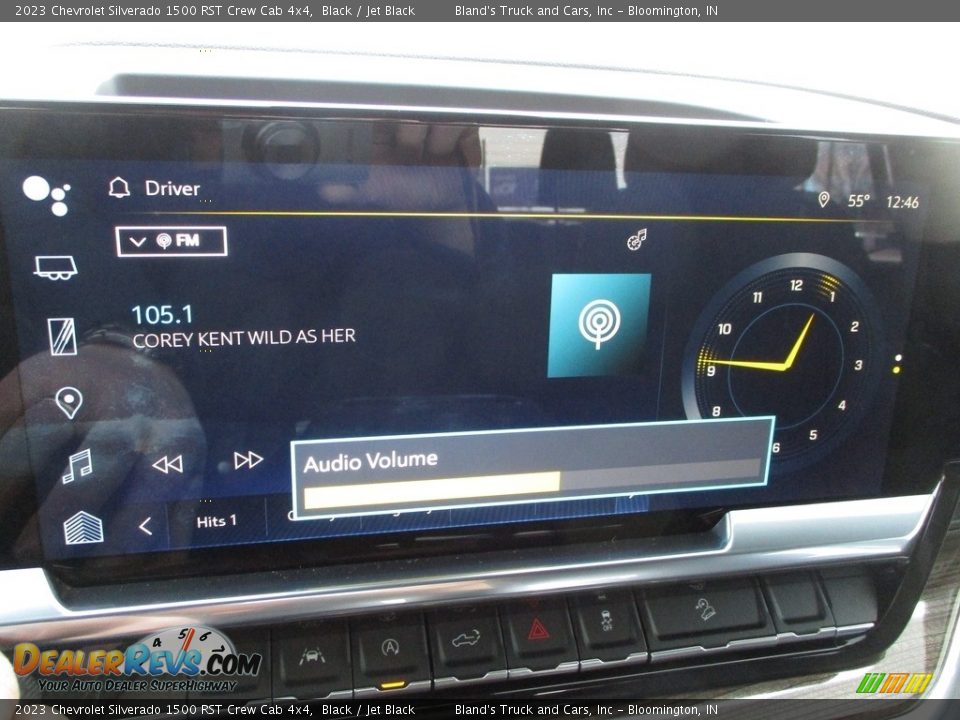2023 Chevrolet Silverado 1500 RST Crew Cab 4x4 Black / Jet Black Photo #18
